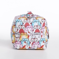 Косметичка-монетница на молнии, цвет разноцветный