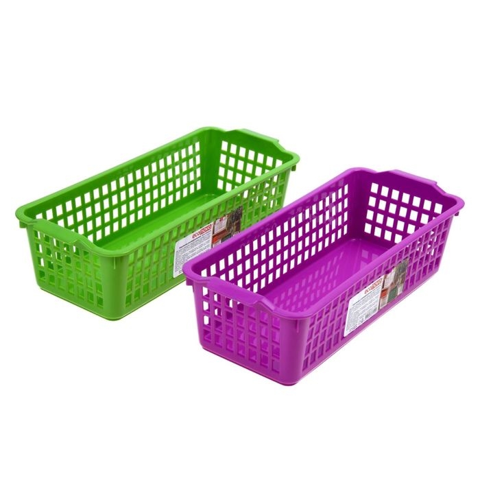 Корзина для хранения, 31,2&times;13&times;8,5 см, цвет МИКС
