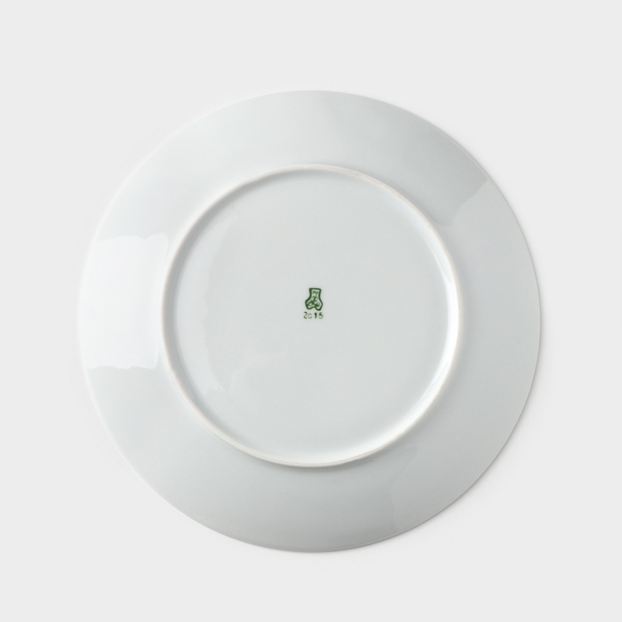 Тарелка фарфоровая &laquo;Прованс&raquo;, d=24 см, рисунок микс, цвет белый