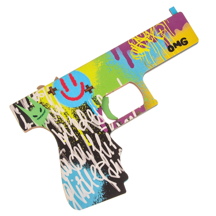 Деревянное оружие детское сувенирное &laquo;Яркое оружие&raquo;, 3 предмета