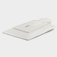 Блюдо фарфоровое Magistro &laquo;Ласта&raquo;, 25&times;16 см, цвет белый