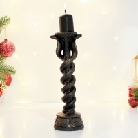 Подсвечник "Змея" 9см, антик Подсвечник "Змея" 9см, антик