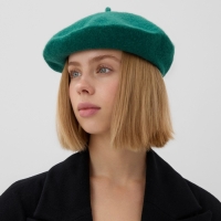 Берет женский MINAKU, цвет изумрудный, р-р 54-56 Берет женский MINAKU, цвет изумрудный, р-р 54-56