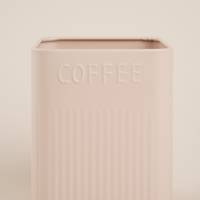 Банка для кофе &laquo;Сан-Лоренцо&raquo;, 10&times;13 см, цвет розовый, с бамбуковой крышкой