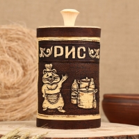 Туес "Хомка" для риса, 18 см, d=10 см, 1 л, береста Туес "Хомка" для риса, 18 см, d=10 см, 1 л, береста