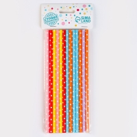 Трубочки для коктейля &laquo;Горох&raquo;, набор 25 шт.