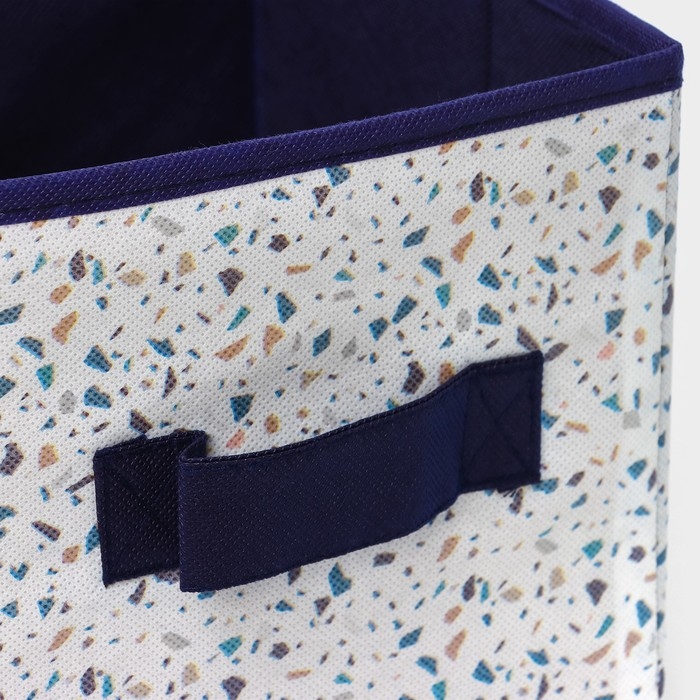 Короб для хранения Доляна &laquo;Мармелад&raquo;, 19&times;19&times;19 см, цвет белый