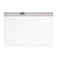 Набор Папка-конверт на молнии формат 5 штук, 5 цветов, А6, 120 мкр, прозрачная, молния 13 х 9см