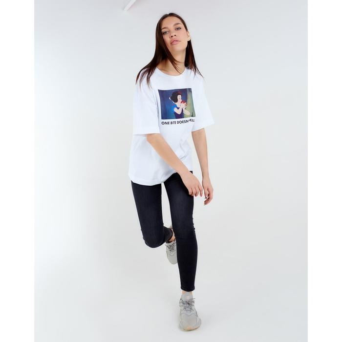 Футболка &laquo;Белоснежка&raquo; Принцессы oversize, цвет белый