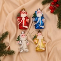 Украшение ёлочное "Весельчаки" (набор 4 шт) 5х7,5 см, микс Украшение ёлочное "Весельчаки" (набор 4 шт) 5х7,5 см, микс