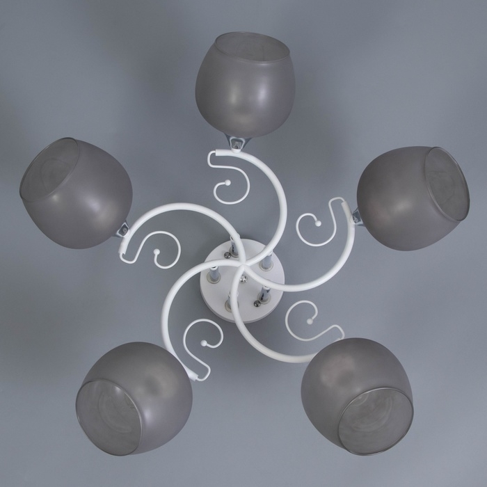 Люстра "Либи" 5х60Вт Е27 Белый 60х60х24см