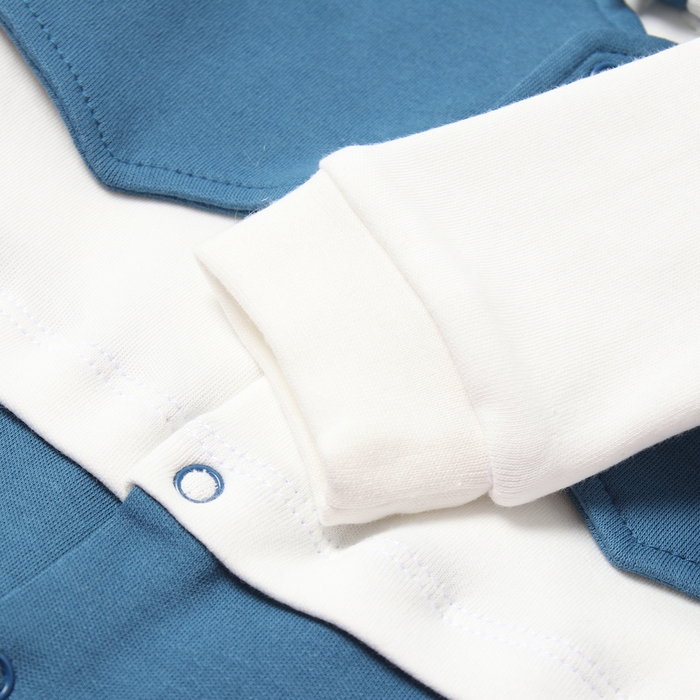 Комбинезон детский, цвет индиго, рост 68 см