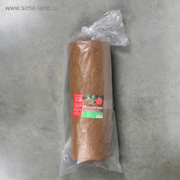 Кокосовое полотно для мульчирования, 6 × 0,75 м, «Мульчаграм» Кокосовое полотно для мульчирования, 6 × 0,75 м, «Мульчаграм»
