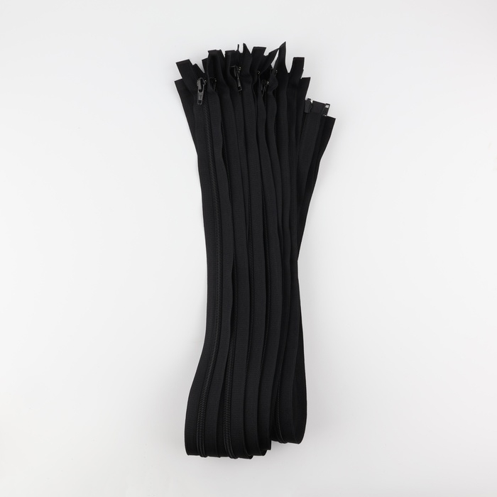 Молния «Спираль», №7, разъёмная, 2 бегунка, замки автомат, 80 см, цвет чёрный, цена за 1 штуку Молния «Спираль», №7, разъёмная, 2 бегунка, замки автомат, 80 см, цвет чёрный, цена за 1 штуку