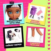 Кукла шарнирная «Крутая малышка» с аксессуарами, в костюмчике Кукла шарнирная «Крутая малышка» с аксессуарами, в костюмчике