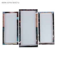 Модульная картина "Капучино"  (2-25х52; 1-30х60) 60х80 см