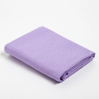 Полотенце вафельное банное &laquo;Экономь и Я&raquo;, 80х150 см, цвет сиреневый