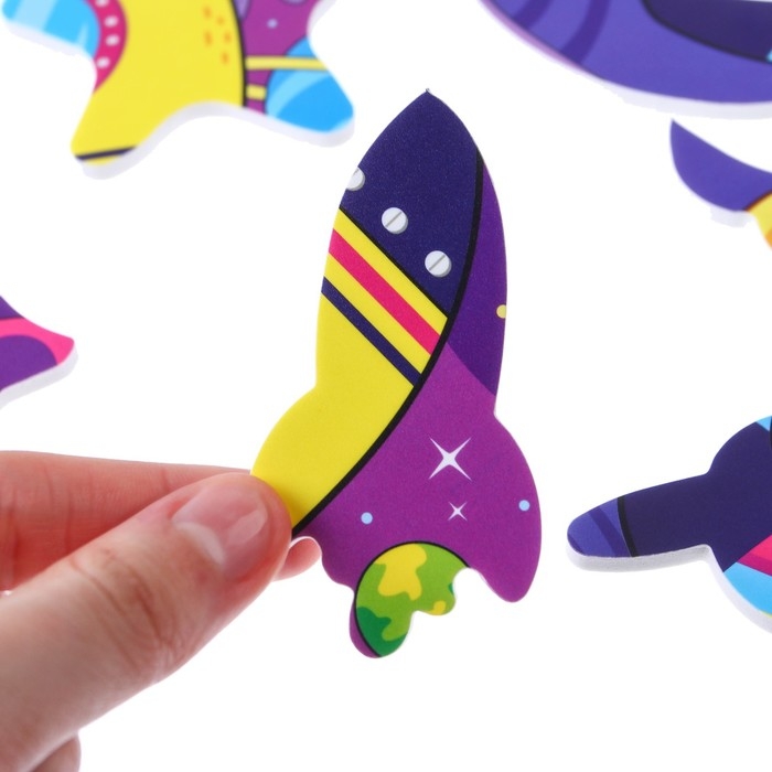 Мягкий пазл для малышей &laquo;Ракета&raquo;, 12 деталей, Крошка Я