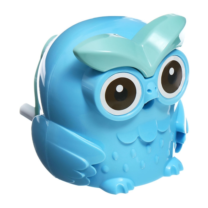 Точилка механическая с контейнером Сова Синяя Точилка механическая с контейнером Сова Синяя