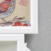 Мультирамка на 7 фото (10х15/6 шт, 10х10/1 шт) пластик, цв. белый Мультирамка на 7 фото (10х15/6 шт, 10х10/1 шт) пластик, цв. белый