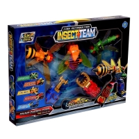 Набор инерционных роботов &laquo;Команда насекомых&raquo;, трансформируются, собираются в одного робота