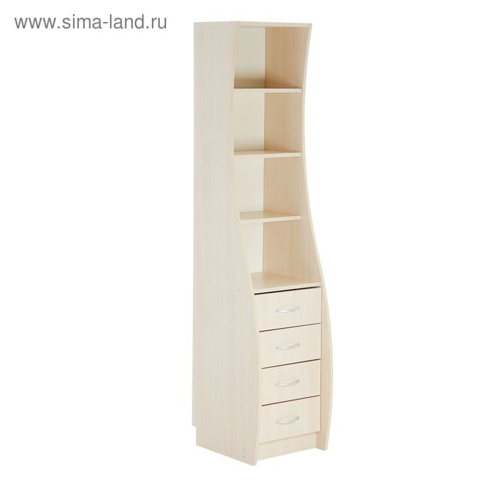 Стойка стола компьютерного, 400х455х1790, Венге светлый