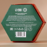 Подарочный набор URAL LAB &laquo;Уют и тепло&raquo;, мыло для рук кусковое 100 г и мочалка для тела, Новый Год