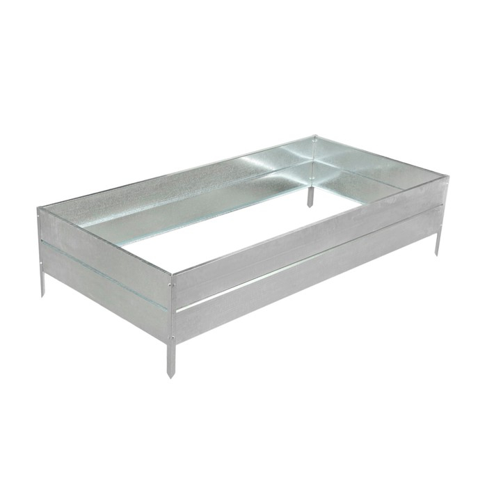 Грядка оцинкованная, 195 × 100 × 34 см, Greengo Грядка оцинкованная, 195 × 100 × 34 см, Greengo