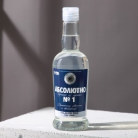 Гель для душа во флаконе водки &laquo;Абсолютно лучший из лучших&raquo;, 500 мл, аромат клюквы, Новый Год