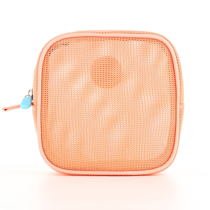 Косметичка на молнии, цвет оранжевый