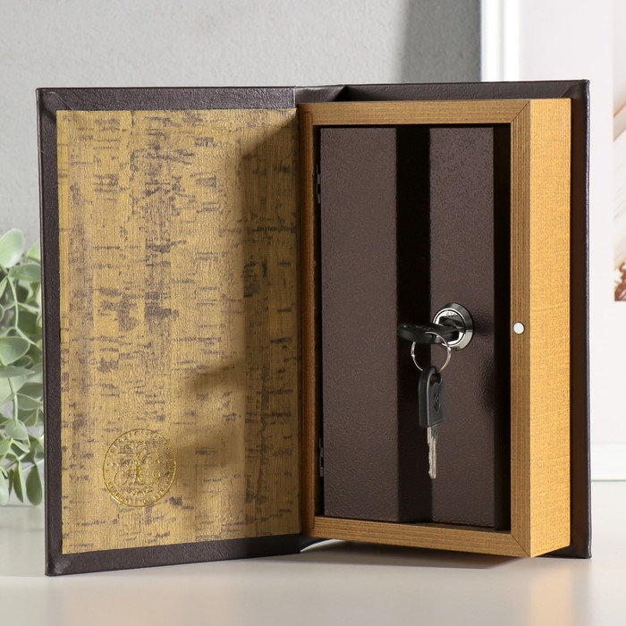 Сейф шкатулка книга "Россия великая и сильная держава" тиснение 21х13х5 см