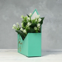 Конверт с золотым тиснением "Ты в моём сердце", морская волна 18 х 24 х 7 см Конверт с золотым тиснением "Ты в моём сердце", морская волна 18 х 24 х 7 см