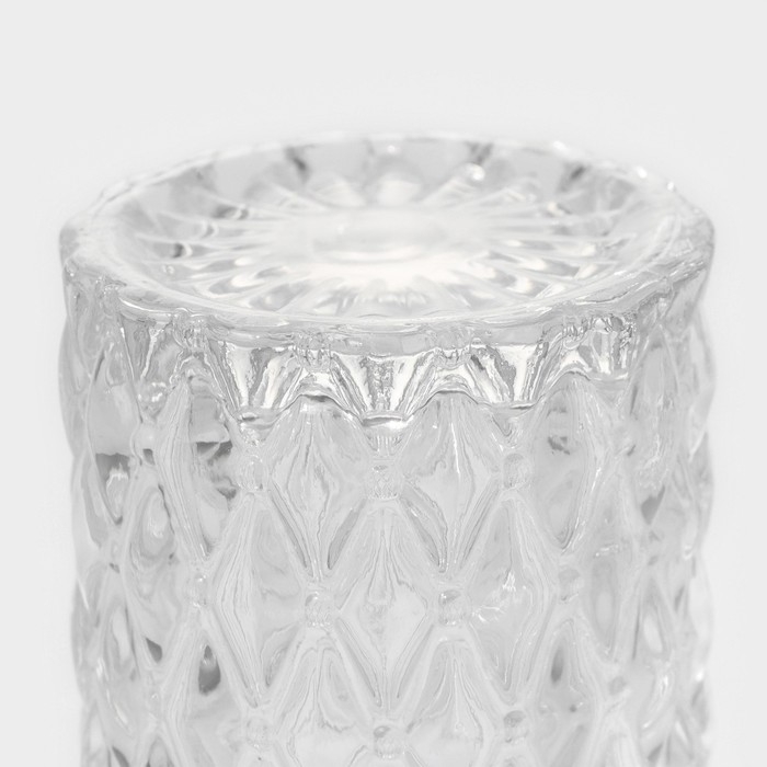 Набор баночек стеклянных для специй с пробковой крышкой Доляна &laquo;Парфе&raquo;, 130 мл, 11,5&times;5,5 см, 12 шт