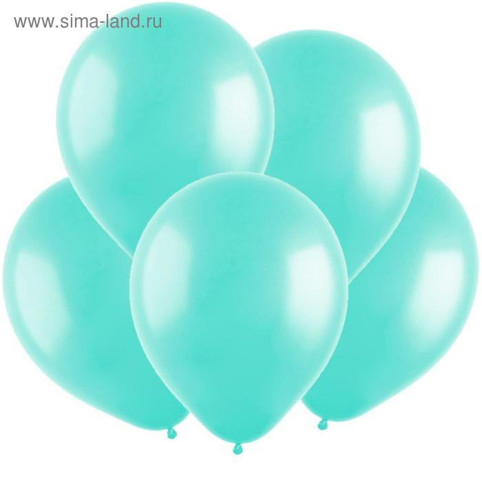 Шар латексный 12 Шар латексный 12", пастель, набор 100 шт., морская волна