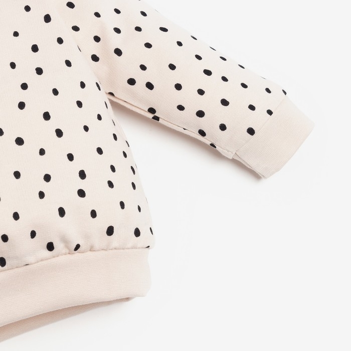 Комплект: джемпер и брюки Крошка Я &laquo;Киса&raquo;, рост 74-80 см, цвет бежевый