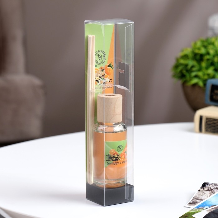 Диффузор ароматический Диффузор ароматический "Модерн", 50 мл, цитрус и ваниль, "Богатство Аромата"