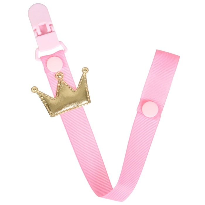 Держатель для соски - пустышки «Принцесса», на ленте Держатель для соски - пустышки «Принцесса», на ленте