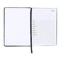 Ежедневник недатир A5 136л кожзам deVENTE. Arcadia,тв обл с пор,перф,ляс, бл70,черн Ежедневник недатир A5 136л кожзам deVENTE. Arcadia,тв обл с пор,перф,ляс, бл70,черн