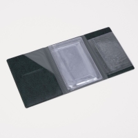 Обложка для паспорта и автодокументов, цвет темно-зелёный