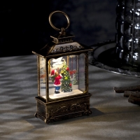 Светодиодная фигура &laquo;Ребёнок и ёлка&raquo; 7.6 &times; 13.5 &times; 3.2 см, пластик, батарейки AG13х3 (в комплекте), свечение тёплое белое