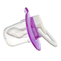 Соска - пустышка силиконовая ортодонтическая, от 3 мес., с колпачком, в контейнере, цвет фиолетовый Соска - пустышка силиконовая ортодонтическая, от 3 мес., с колпачком, в контейнере, цвет фиолетовый