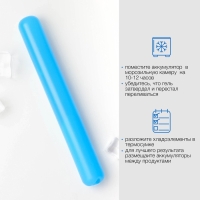 Аккумулятор холода гелевый "Мастер К", 80 мл, хладоэлемент для термосумок, 20 х 2.5 см Аккумулятор холода гелевый "Мастер К", 80 мл, хладоэлемент для термосумок, 20 х 2.5 см