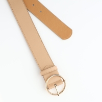 Ремень женский, ширина 4 см, винт, цвет бежевый Ремень женский, ширина 4 см, винт, цвет бежевый