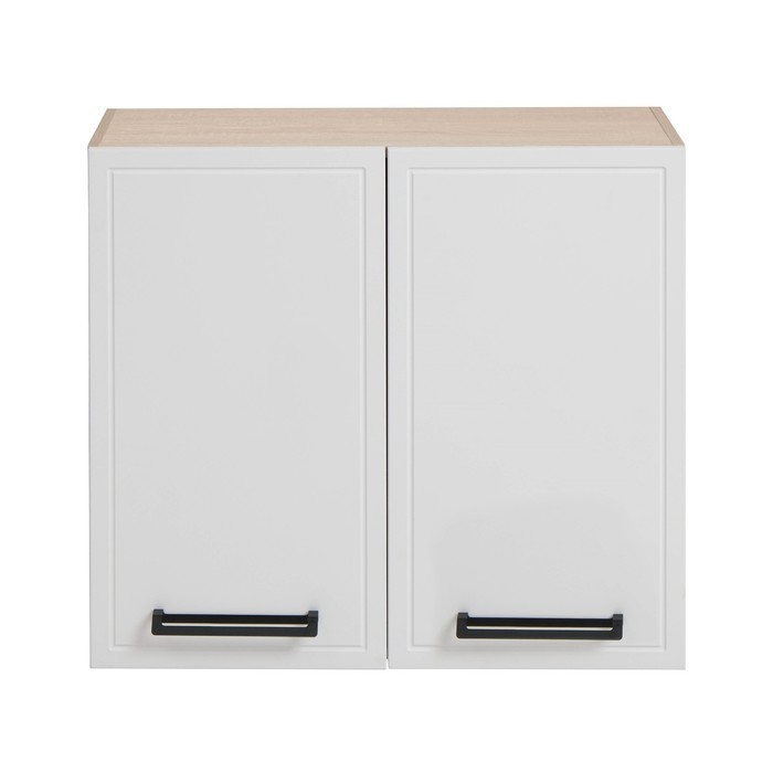 Шкаф навесной Квадро 600х310х720, Дуб сонома/Нубук Милк