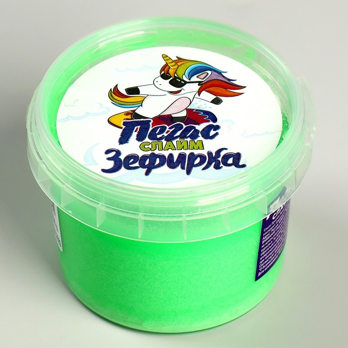 Слайм &laquo;Зефирка&raquo; Зелёный, 100 г