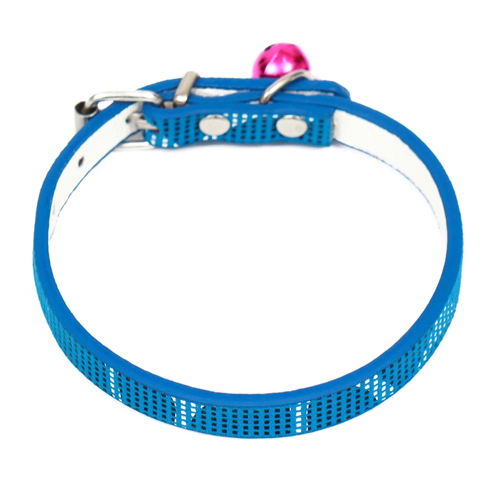 Ошейник "Ромашка" 30 х 1 см, искусственная кожа, микс расцветок