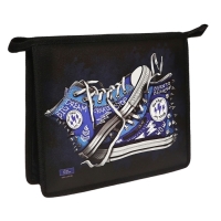 Папка для тетрадей А5, 230 х 190 х 50 мм, молния сверху, пластиковая, Calligrata "Кеды" Папка для тетрадей А5, 230 х 190 х 50 мм, молния сверху, пластиковая, Calligrata "Кеды"