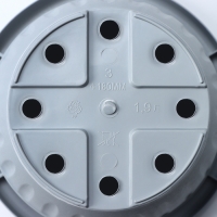 Горшок для цветов с поддоном &laquo;Сильвер ЭКО&raquo;, 1.9 л, d=18 см, цвет светло-серый