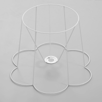 Каркас-основа абажура для настольной лампы "Силуэт" Е27/Е14 40х40х28см Каркас-основа абажура для настольной лампы "Силуэт" Е27/Е14 40х40х28см