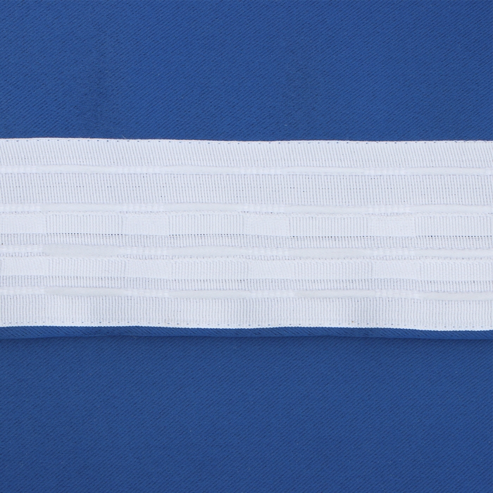 Штора портьерная Этель 270*300 см, цв.синий, блэкаут, пл. 240 г/м2